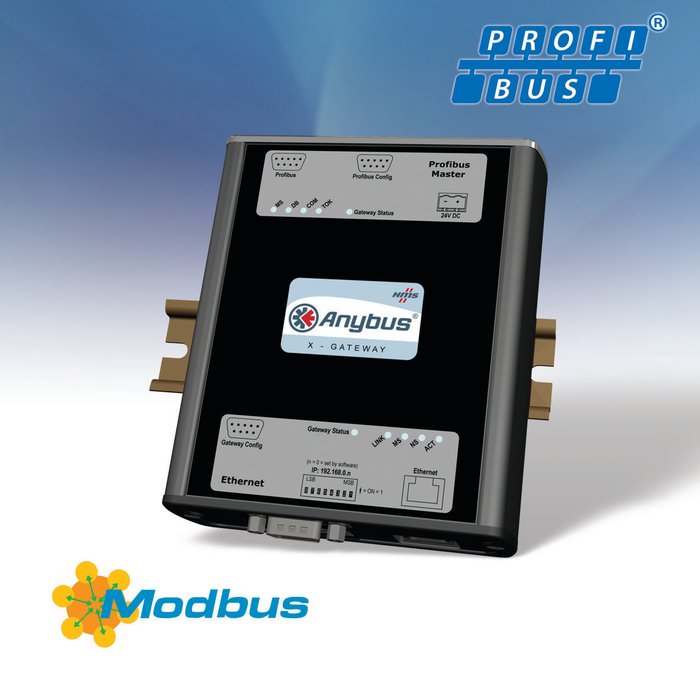Bridging Profibus and Modbus-TCP networks with an Anybus® X-gateway™